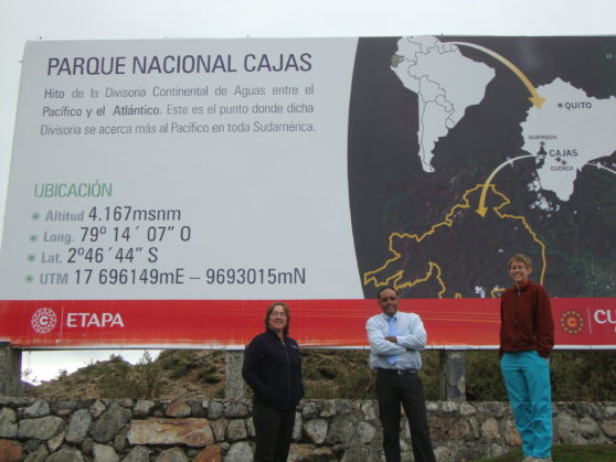 Cajas National Park - yep, the air is thin here, especailly when we have been at sea level for the past 2 months